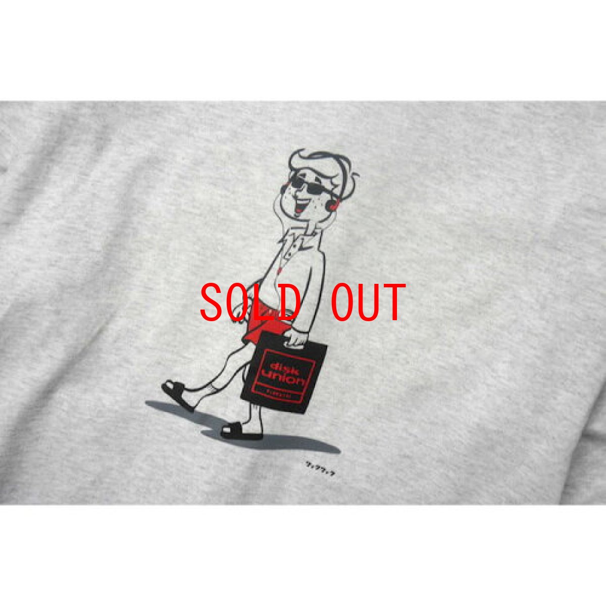 画像6: × diskunion Beat Holic L/S Tee ディスク ユニオン ロンT Tシャツ Ash Grey (6)