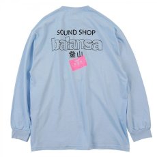 画像1: × Sound Shop balansa L/S Compact Cassette Tee Tシャツ Sax Blue Black 長袖 Tシャツ (1)
