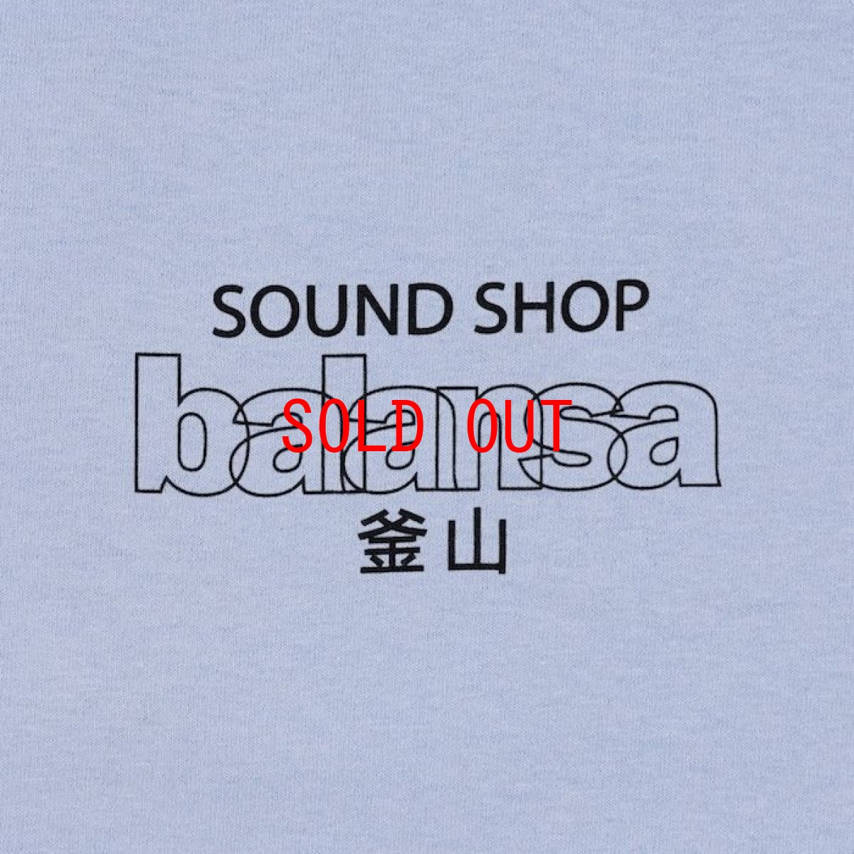 画像3: × Sound Shop balansa L/S Compact Cassette Tee Tシャツ Sax Blue Black 長袖 Tシャツ (3)