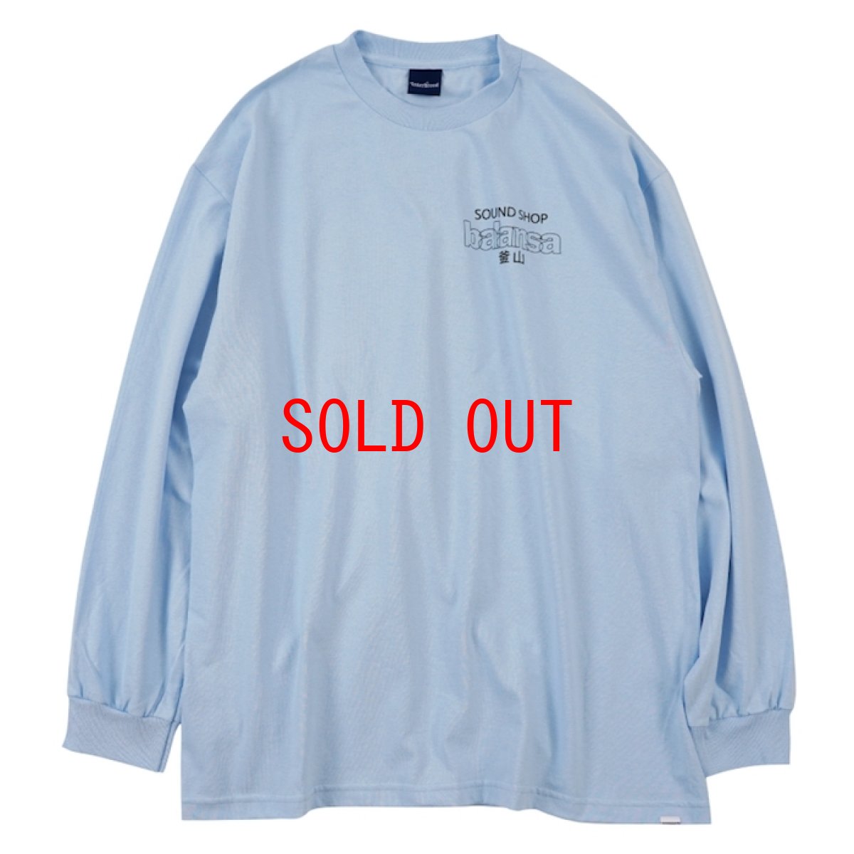 画像2: × Sound Shop balansa L/S Compact Cassette Tee Tシャツ Sax Blue Black 長袖 Tシャツ (2)