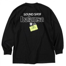 画像1: × Sound Shop balansa L/S Compact Cassette Tee Tシャツ Black 長袖 Tシャツ (1)