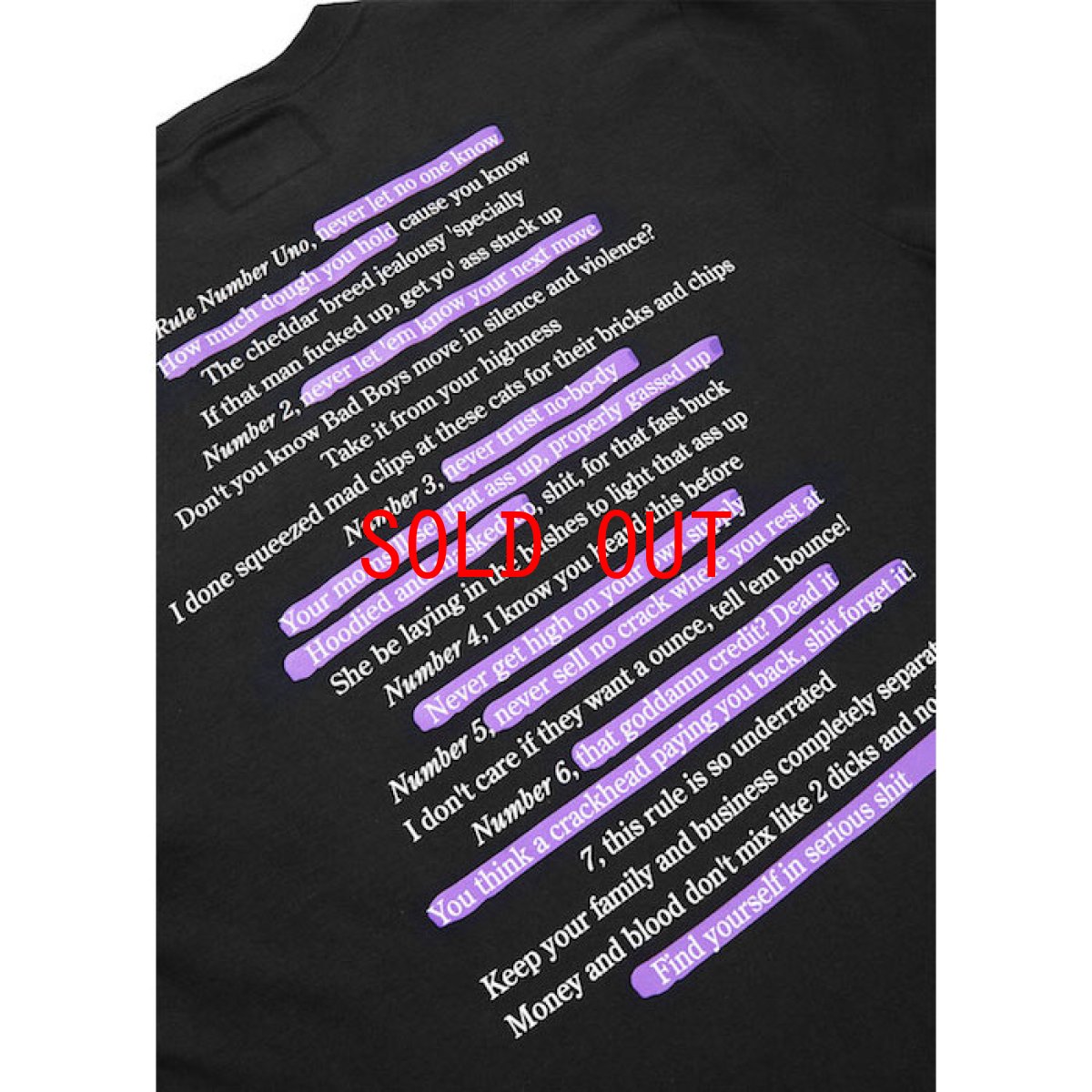 画像4: Highlighter Pocket L/S Long Sleeve Tee Black 長袖 Tシャツ Biggie (4)