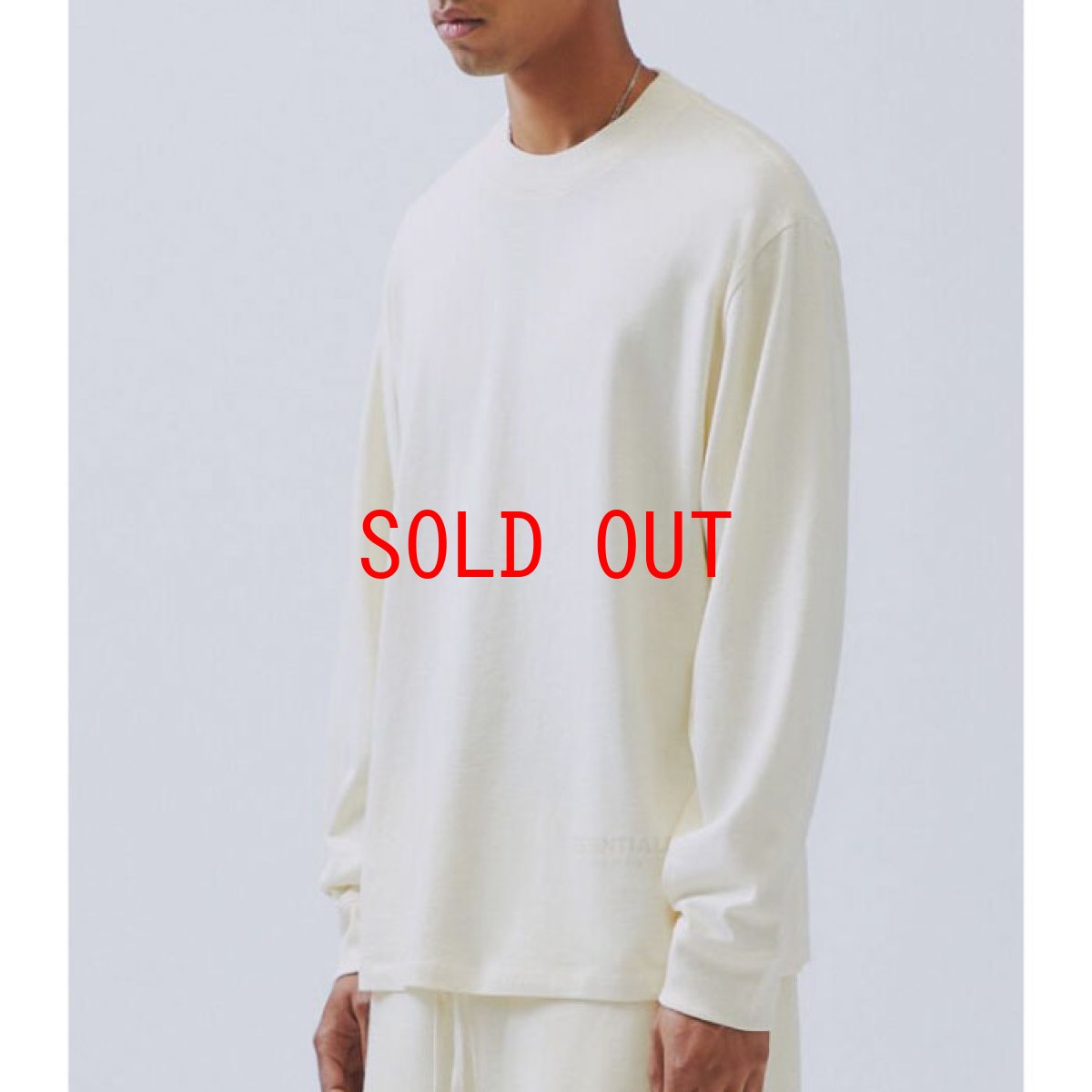 画像4: FOG Fear Of God ( エフオージー フィア オブ ゴッド ) Essentials Boxy L/S  Tee Long Sleeve T-Shirts Tシャツ エッセンシャルズ  (4)