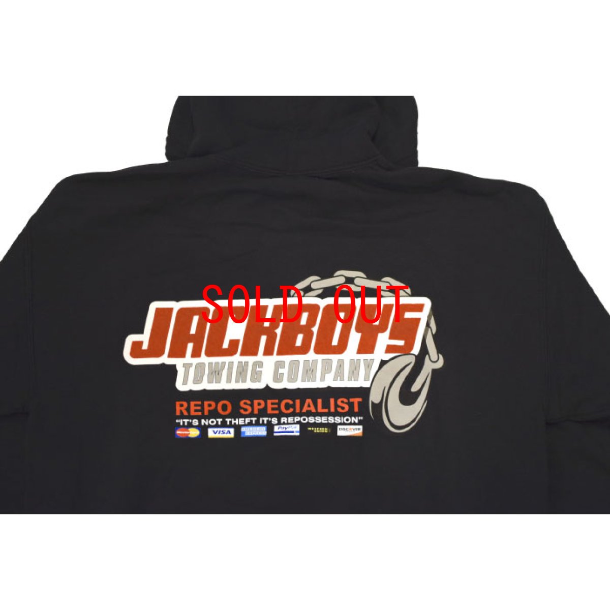 画像3: Jackboys Sweat Hoodie Black by Travis Scott (3)