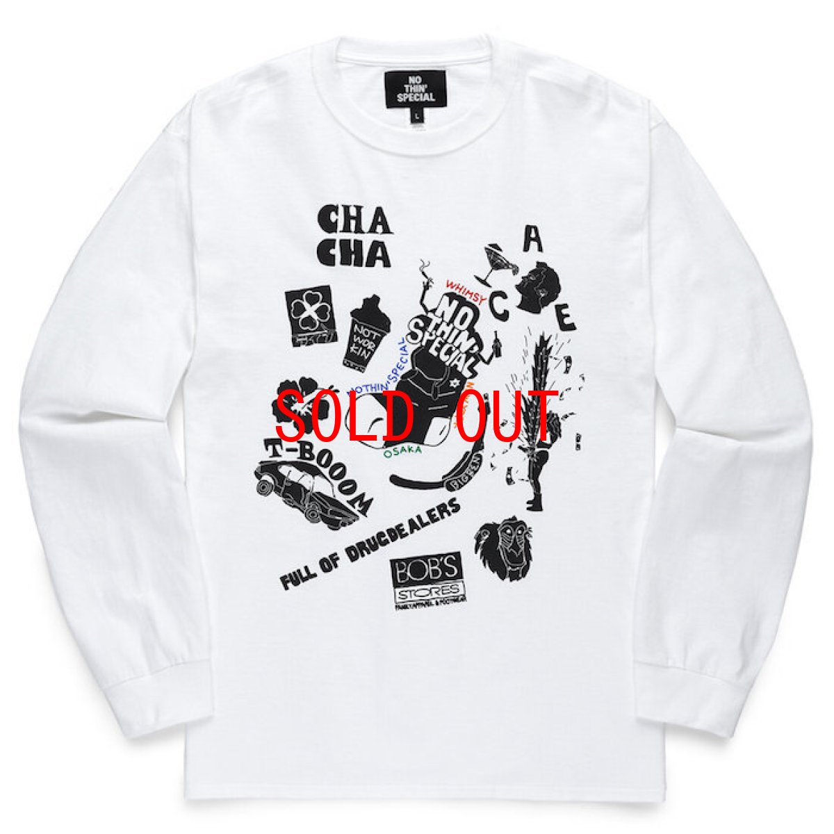 画像1: × Whimsy Socks West Side Story L/S Tee White Tシャツ (1)