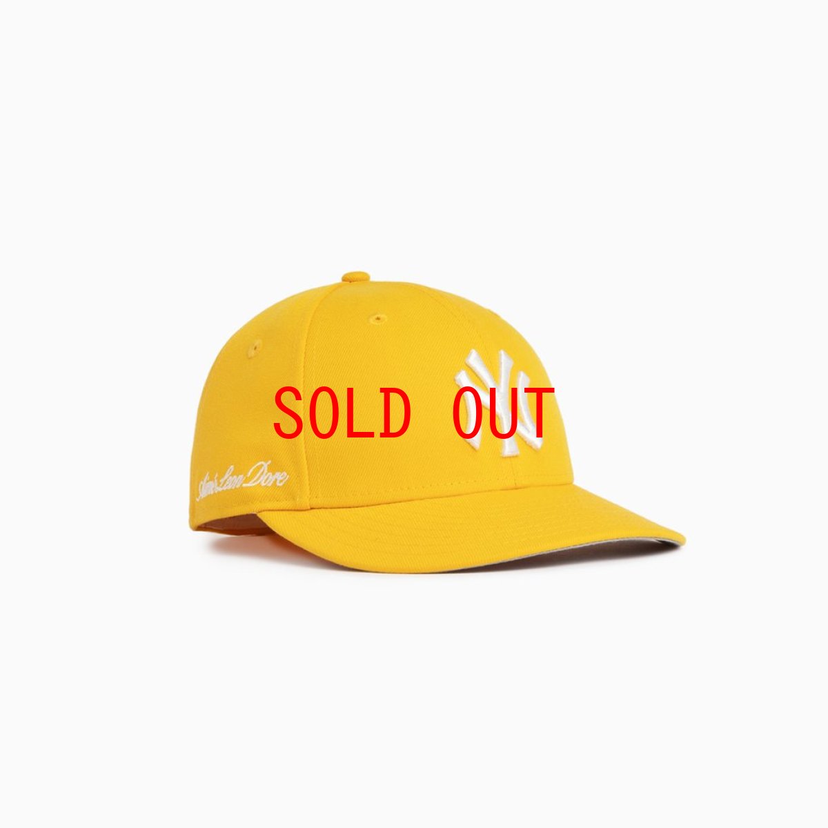 画像2: × New Era (ニューエラ) LP 59Fifty Cap NewYork Yankees  Yellow White ニューヨーク ヤンキース Kith ネイビー ホワイト (2)