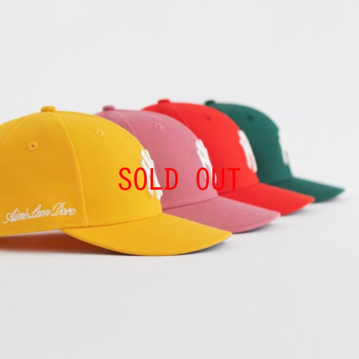 画像1: × New Era (ニューエラ) LP 59Fifty Cap NewYork Yankees  Yellow White ニューヨーク ヤンキース Kith ネイビー ホワイト (1)