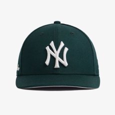 画像3: × New Era (ニューエラ) LP 59Fifty Cap NewYork Yankees  Dark Green White ニューヨーク ヤンキース Kith ネイビー ホワイト (3)