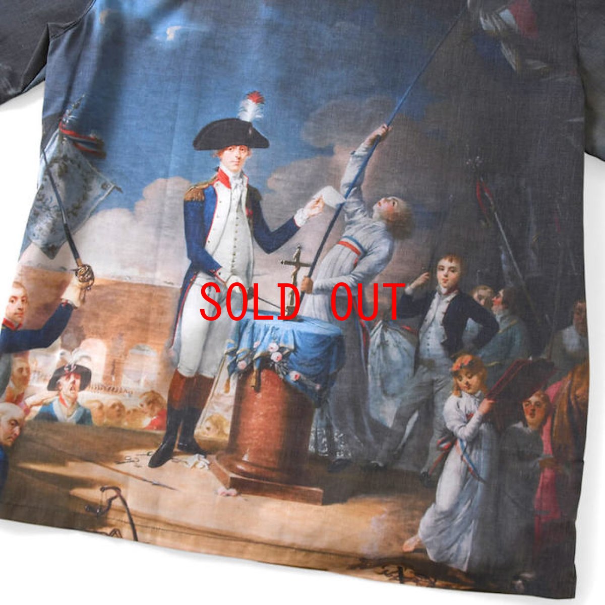 画像4: French Revolution Allover Open Collar S/S Shirt 開襟 半袖 シャツ (4)