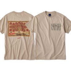 画像1: × RAW S/S Tree of RAW Pocket Tee Sand Beige 半袖 Tシャツ (1)