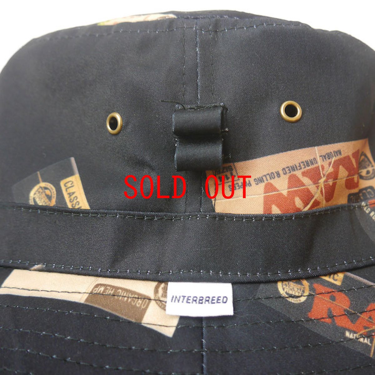 画像4: × RAW Package Textile Hat Black ハット 総柄 バケットハット (4)