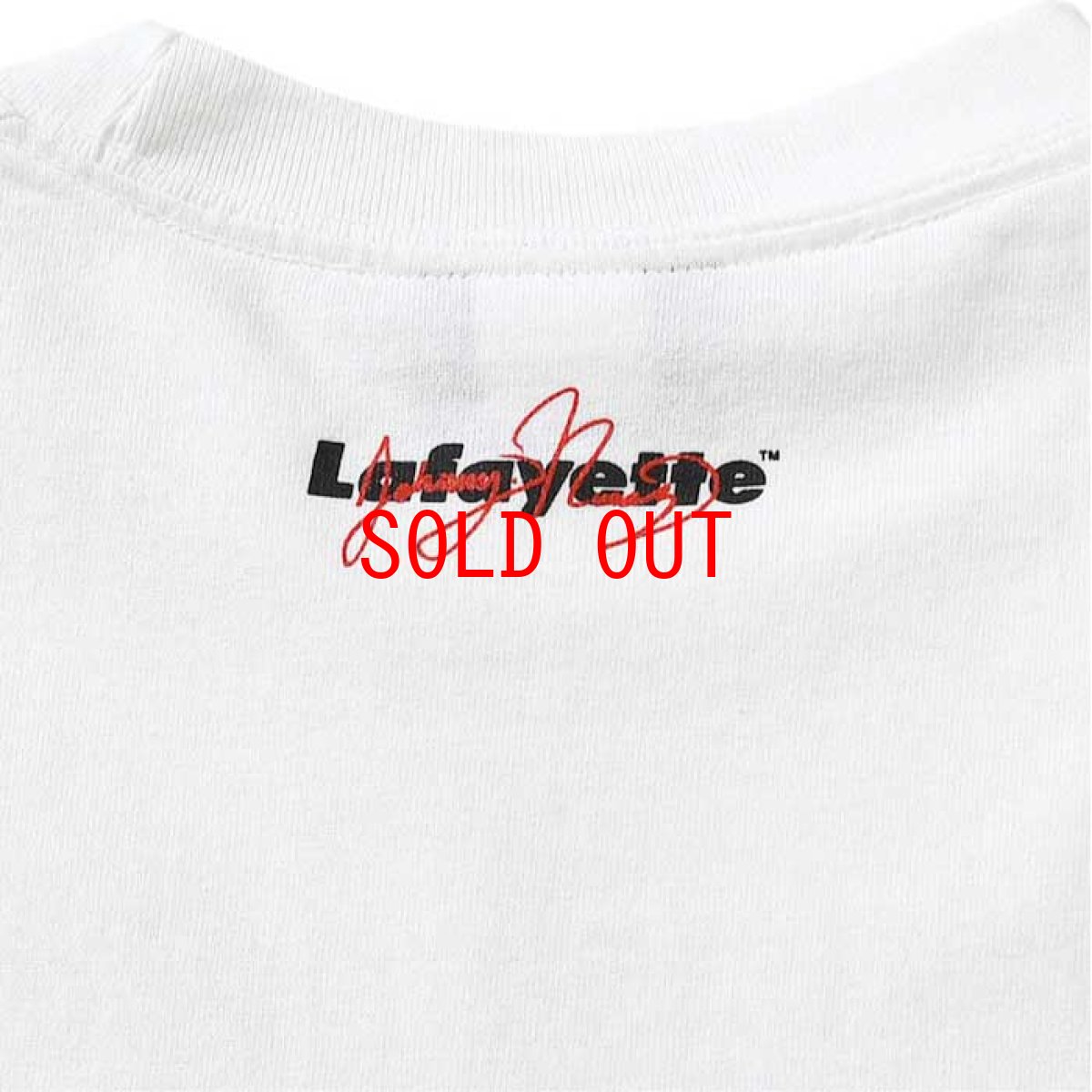 画像4: × Johnny Nunez Aaliyah アリーヤ  S/S Tee 半袖 ロゴ Tシャツ White ホワイト Black ブラック (4)