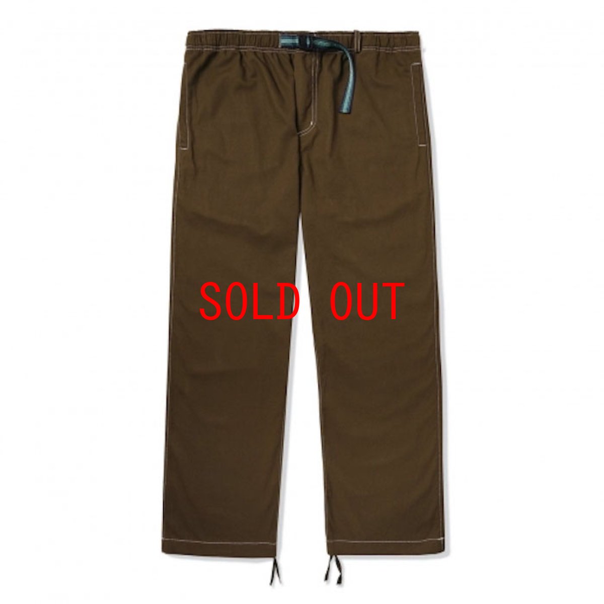 画像3: Schmidt Pants Brown Olive Green パンツ  (3)