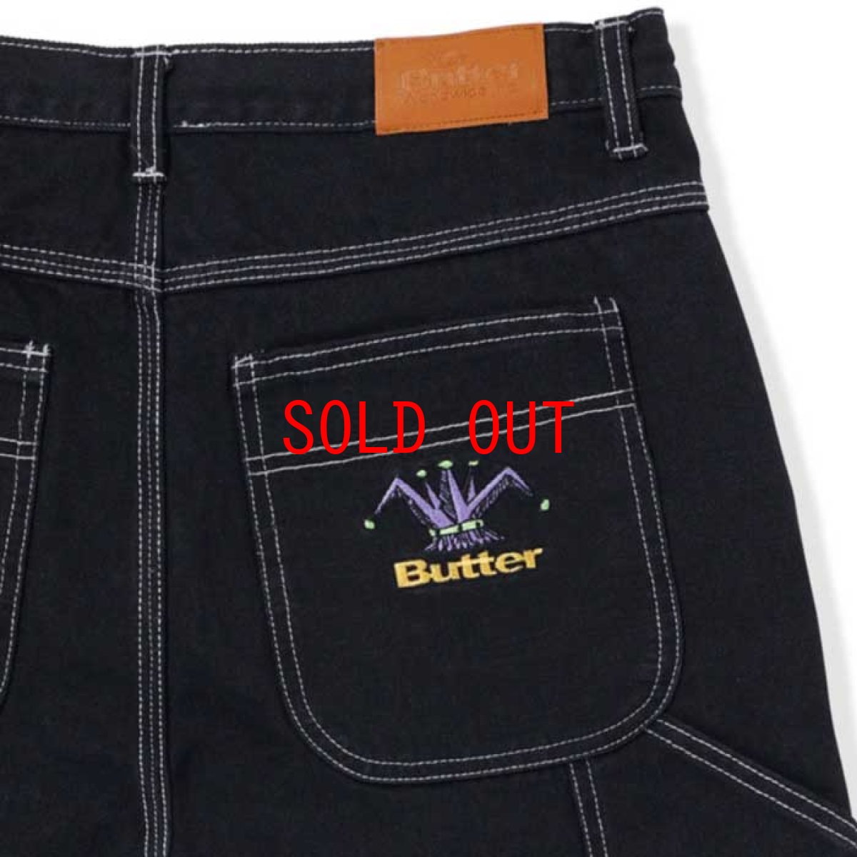 画像5: Royal Denim Shorts Loose Fit Black デニム ショーツ ルーズフィット  (5)