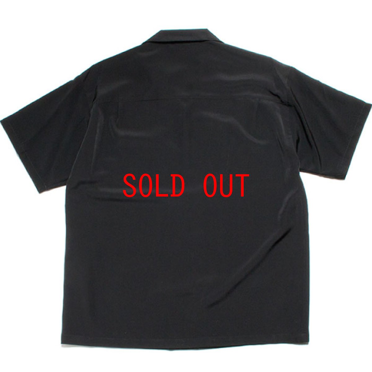 画像2: Open Collar S/S Solid Shirt 半袖 オープンカラー シャツ  (2)