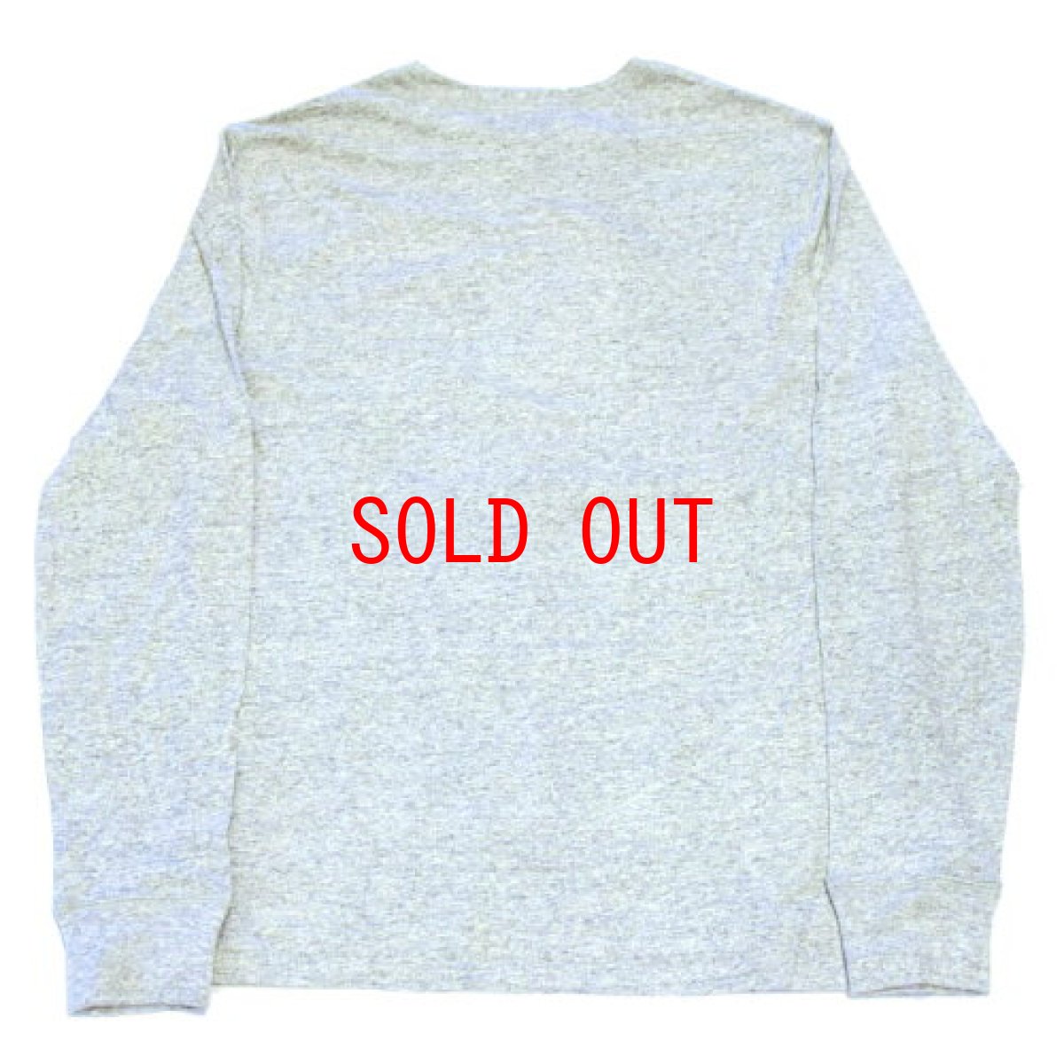 画像3: Henly Neck L/S Tee Ash Grey ヘンリーネック アッシュ グレー 長袖 Tシャツ リカーストア (3)