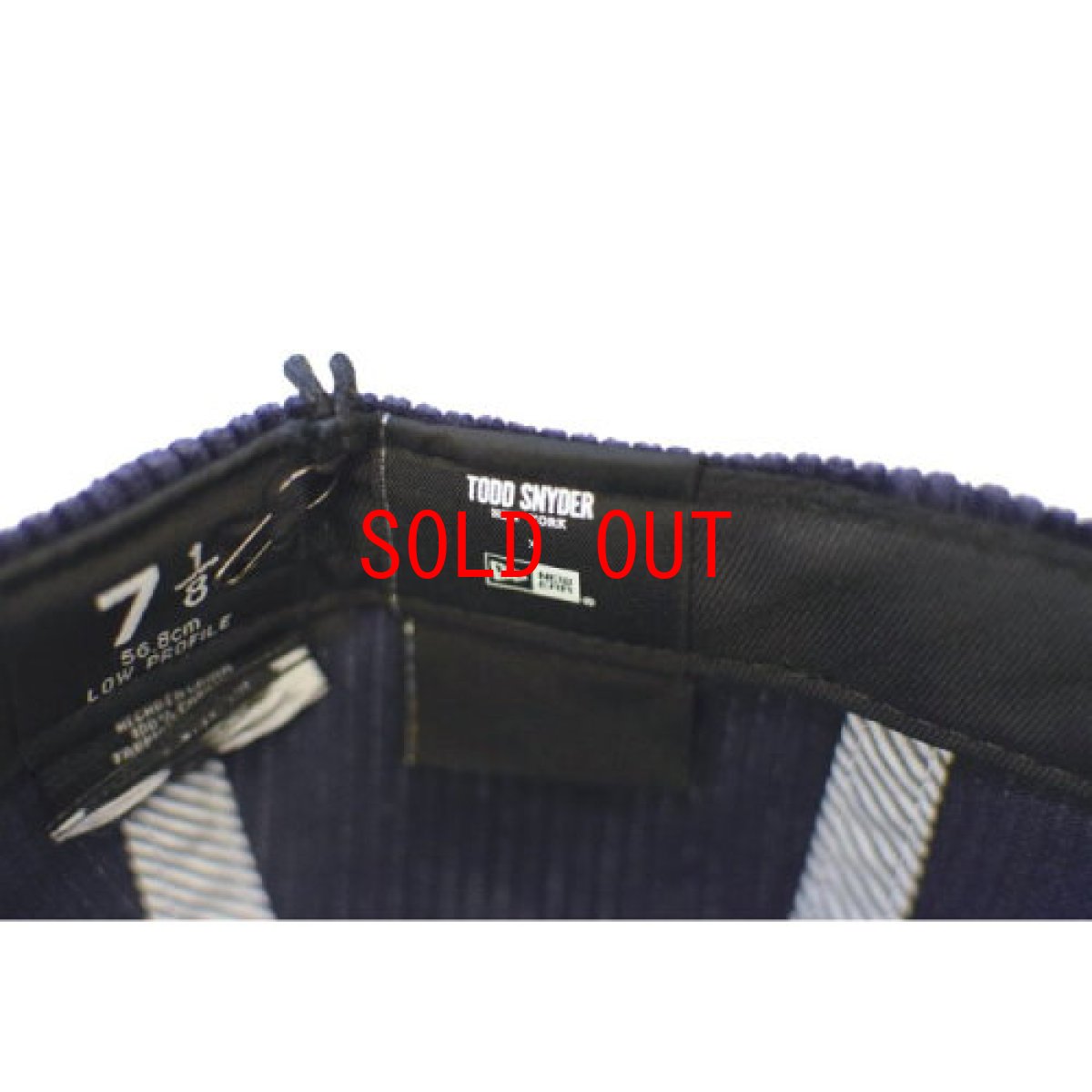 画像4: × Todd Snyder ( トッドスナイダー ) LP 59Fifty NY Yankees Logo Corduroy Fitted Cap フィッテッド コーデュロイ ゲーム オンフィールド Classic クラシック MLB 公式 Official (4)