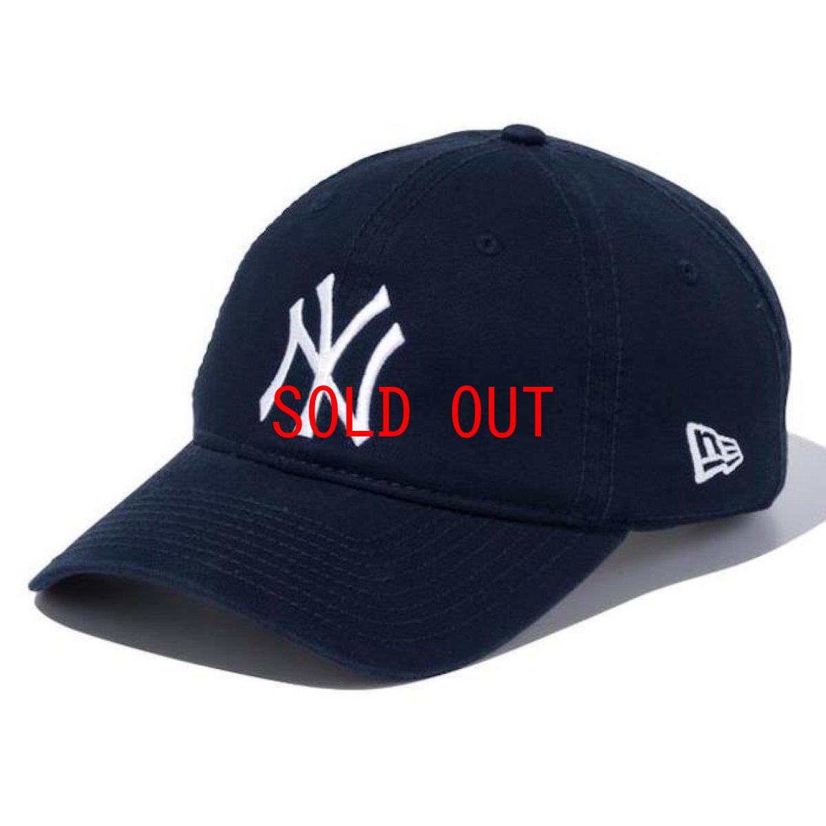 画像1: 9Twenty MLB Classic NewYork Yankees Cap Navy White ニューヨーク ヤンキース ウォッシュド コットン キャップ ハット 帽子 (1)