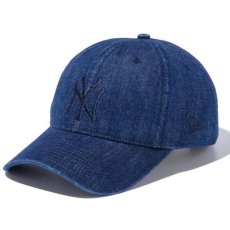 画像3: 9Twenty MLB Classic NewYork Yankees Cap Denim Indigo Blue Black Woodland Camo ニューヨーク ヤンキース キャップ ハット ネイビー ホワイト  (3)