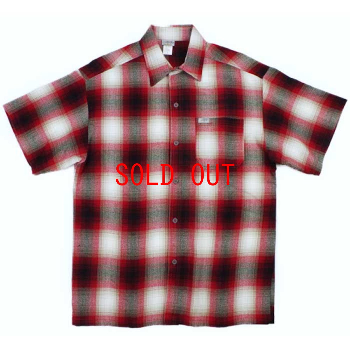 画像1: Ombre S/S Check Shirt 半袖 オンブレ　チェック シャツ  (1)