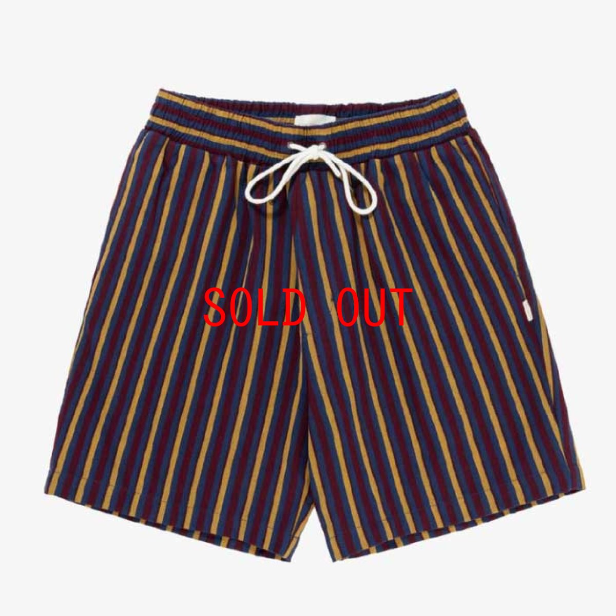 画像1: Striped Cotton Short ストライプ ショーツ ハーフ パンツ (1)