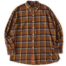 画像2: Dekachek S/S Shirt 長袖 オーバーサイズ チェック シャツ  (2)