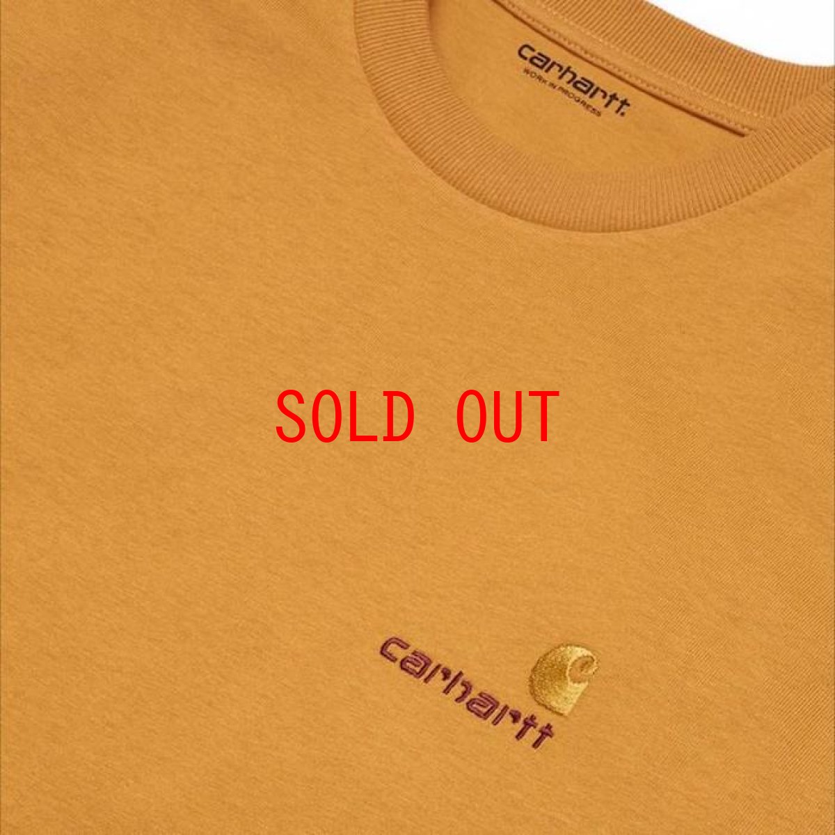 画像3: American Script L/S Tee 刺繍 長袖 Tシャツ  (3)