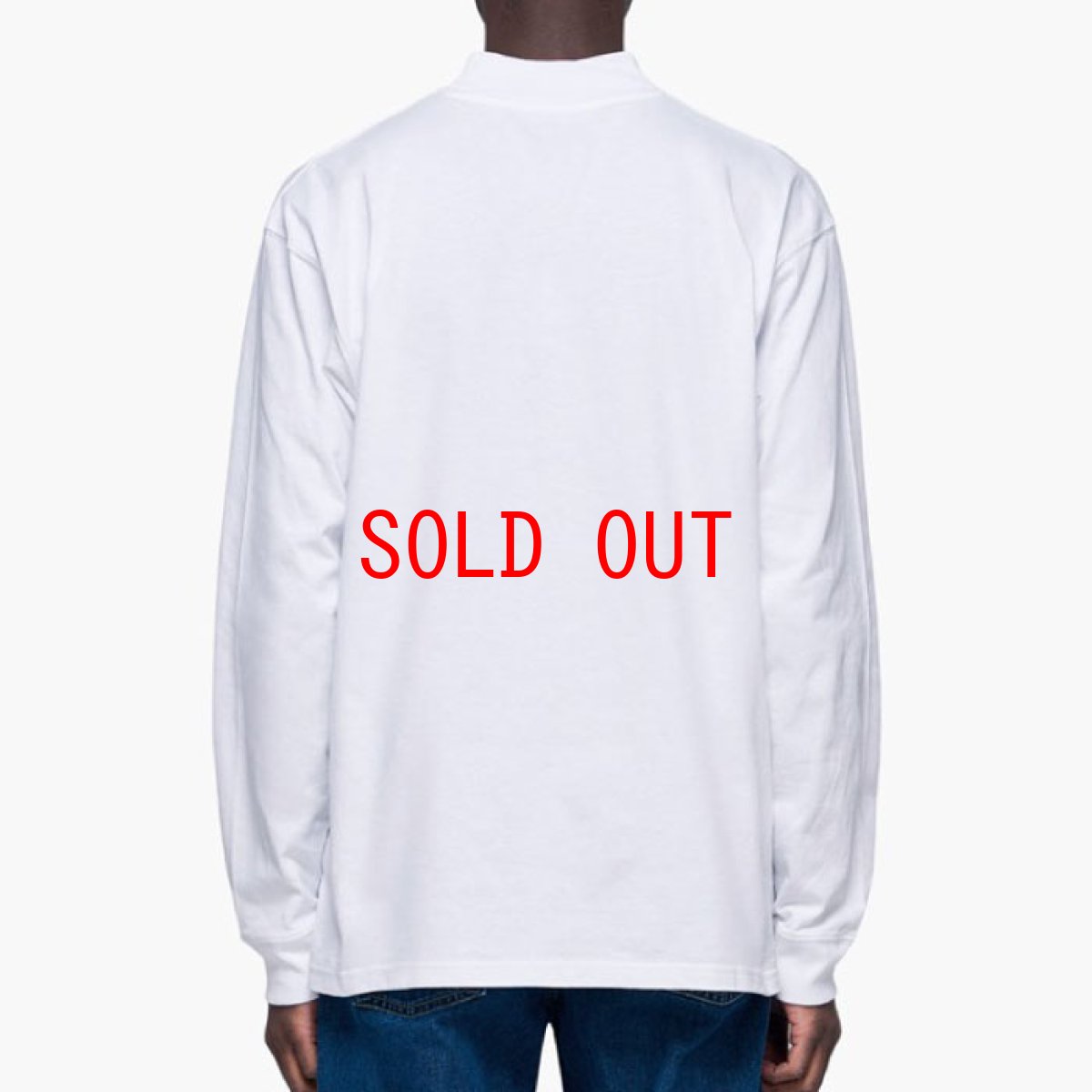 画像11: Mockneck embroidery L/S Script Logo Tee 刺繍 長袖 Tシャツ モック ネック  (11)