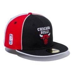 画像2: 59Fifty NBA Chicago Bulls Piping Cap シカゴ ブルズ パイピング キャップ 帽子  (2)