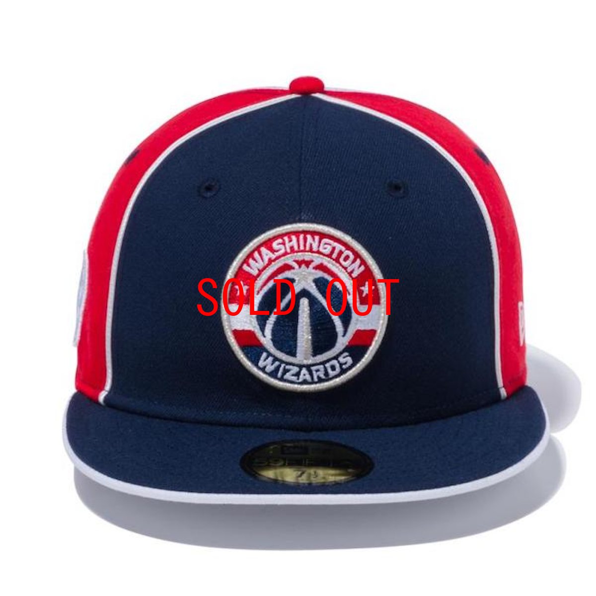 画像2: 59Fifty NBA Washington Wizards Piping Cap ワシントン ウィザーズ 帽子 キャップ  (2)