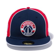 画像2: 59Fifty NBA Washington Wizards Piping Cap ワシントン ウィザーズ 帽子 キャップ  (2)