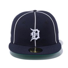 画像2: 59Fifty Detroit Tigers Piping Cap デトロイト タイガース キャップ 帽子 (2)