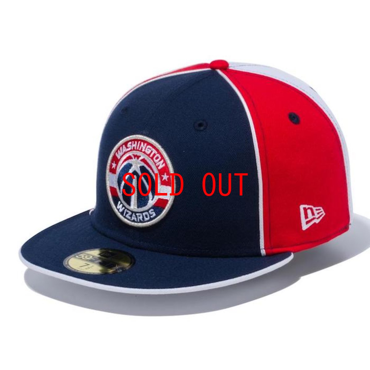 画像1: 59Fifty NBA Washington Wizards Piping Cap ワシントン ウィザーズ 帽子 キャップ  (1)