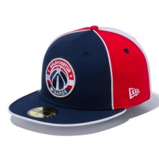 画像1: 59Fifty NBA Washington Wizards Piping Cap ワシントン ウィザーズ 帽子 キャップ  (1)