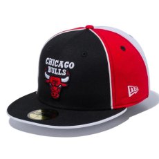 画像1: 59Fifty NBA Chicago Bulls Piping Cap シカゴ ブルズ パイピング キャップ 帽子  (1)