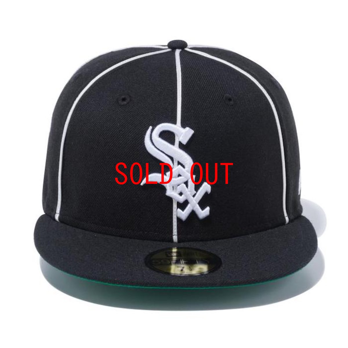画像2: 59Fifty Chicago White Sox Piping Cap シカゴ・ホワイトソックス キャップ 帽子 (2)