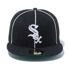 画像2: 59Fifty Chicago White Sox Piping Cap シカゴ・ホワイトソックス キャップ 帽子 (2)