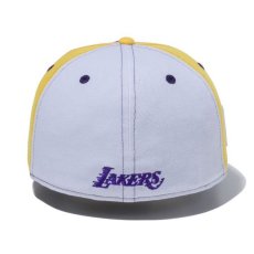 画像4: 59Fifty NBA Los Angeles Lakers Piping Cap ロサンゼルス レイカース キャップ 帽子  (4)