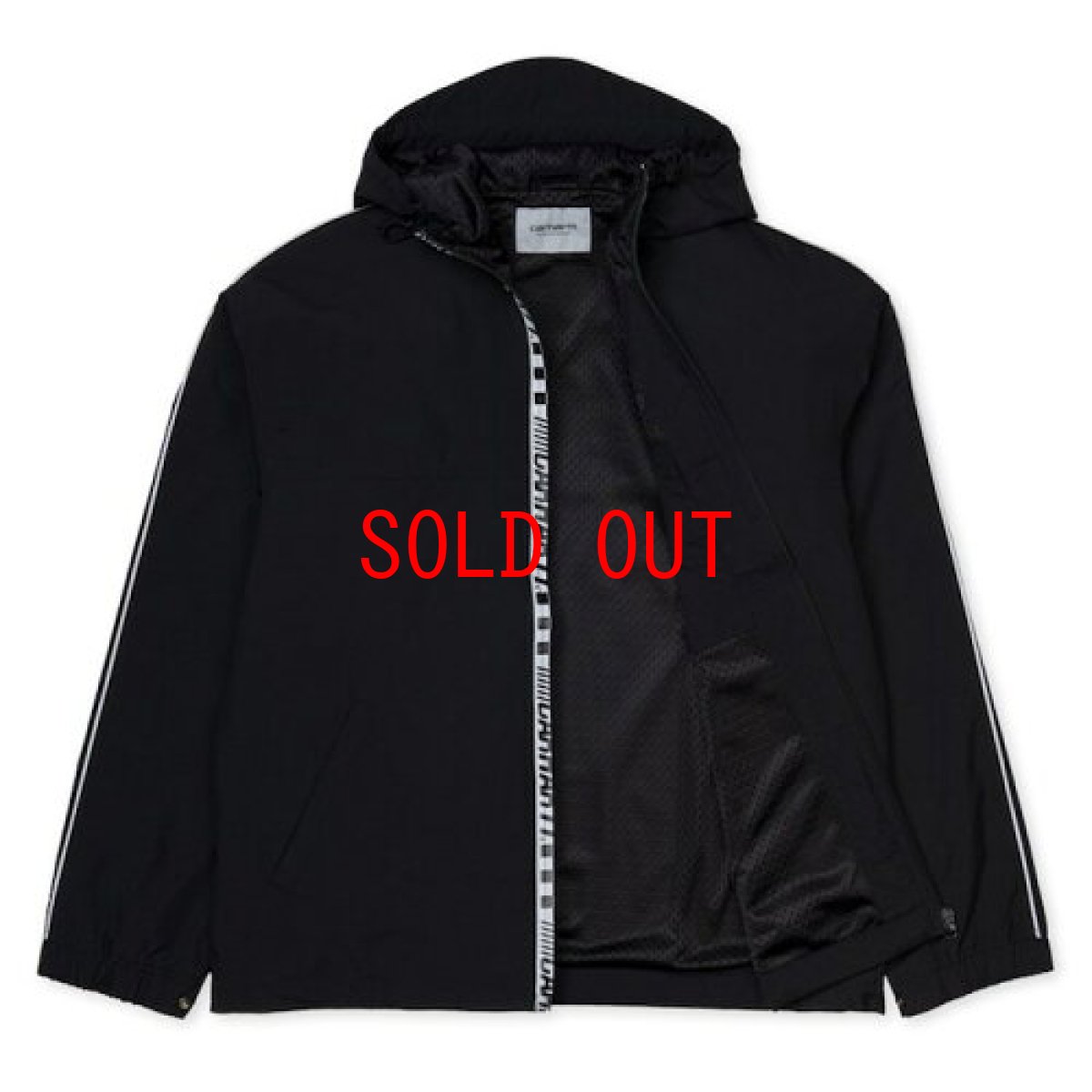画像5: Senna Reflective Jacket Black ナイロン レーシング リフレクティブ パイピング ジャケット (5)