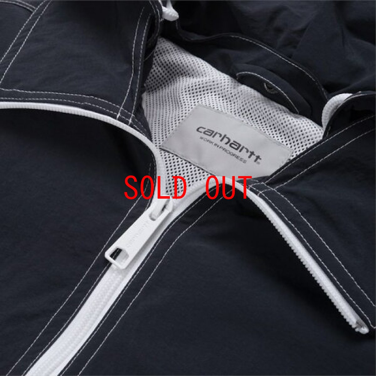 画像6: Kastor Pullover Nylon Jacket Black ナイロン プルオーバー ジャケット  (6)