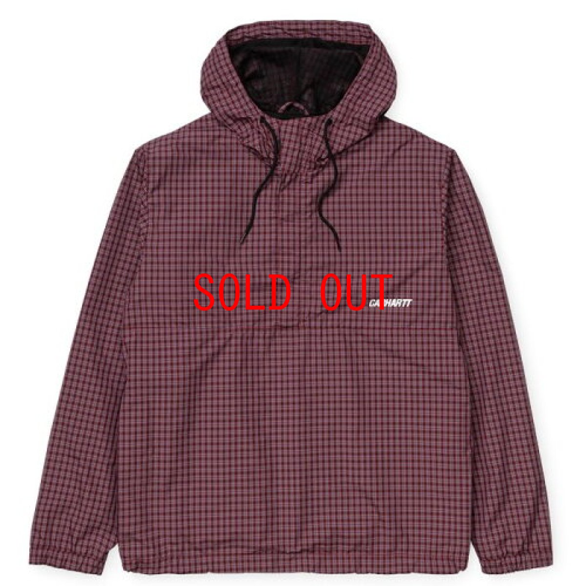 画像3: Alistair Pullover Jacket Check プルオーバー ナイロン ジャケット チェック (3)
