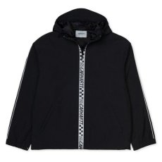 画像2: Senna Reflective Jacket Black ナイロン レーシング リフレクティブ パイピング ジャケット (2)