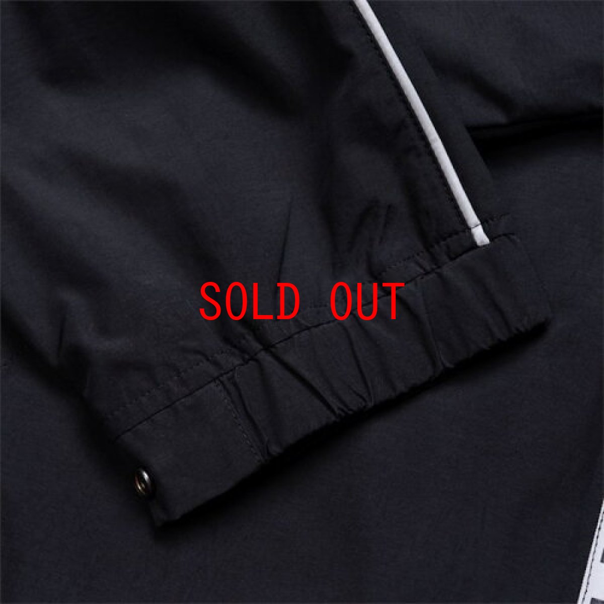 画像6: Senna Reflective Jacket Black ナイロン レーシング リフレクティブ パイピング ジャケット (6)