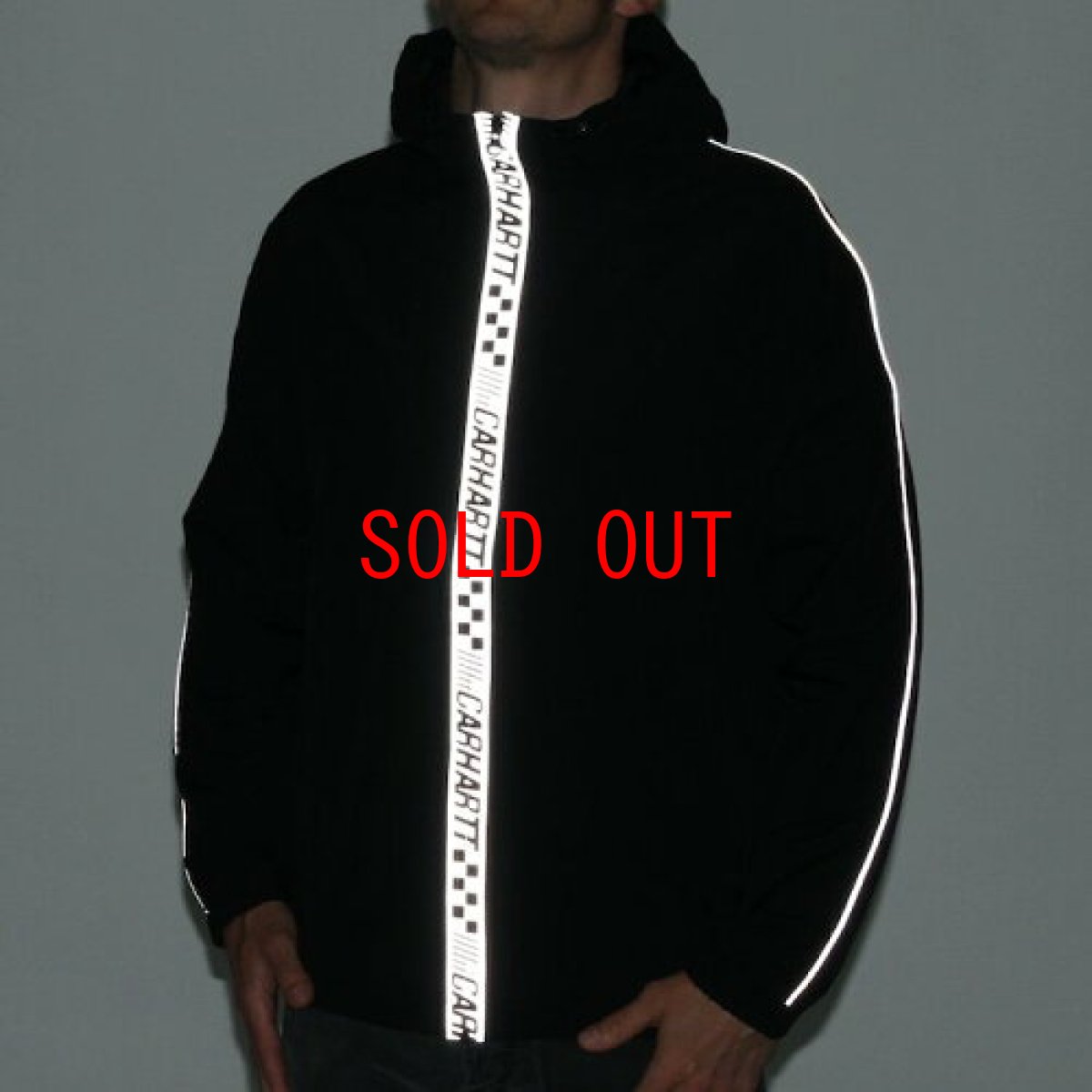 画像9: Senna Reflective Jacket Black ナイロン レーシング リフレクティブ パイピング ジャケット (9)