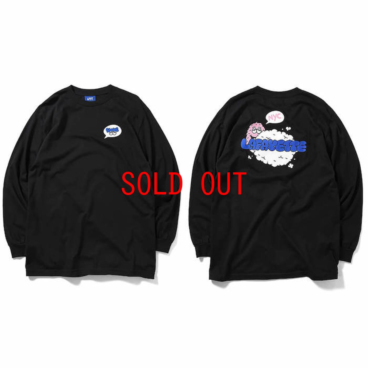 画像3: × Rabuns ラブン Throw Up L/S Tee 長袖 Tシャツ by Lafayette ラファイエット  (3)
