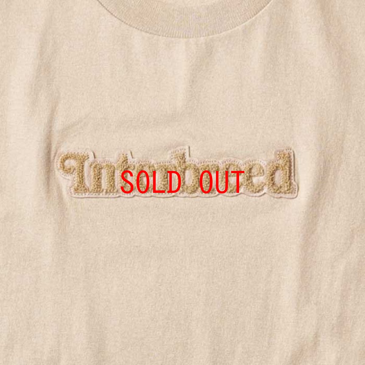 画像2: Pile Patched Logo S/S Tee Sand Beige 半袖 Tシャツ  (2)