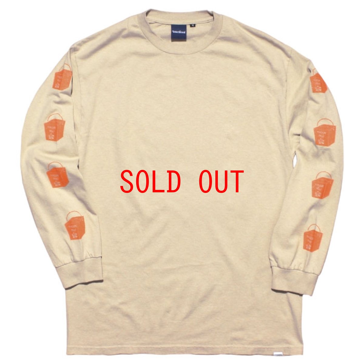 画像2: Local Service LS Tee 長袖 Tシャツ Sand Beige (2)