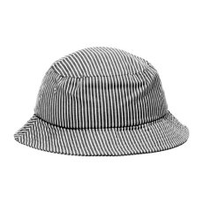 画像2: Hickory Stripe Bucket Hat Green Black ヒッコリー ストライプ バケット ハット  (2)