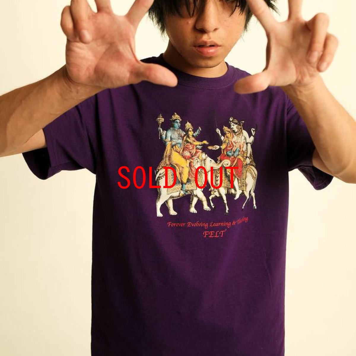 画像5: Holy Mountain S/S Tee Purple パープル 半袖 Tシャツ  (5)