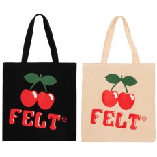 画像1: Ibiza Tote Bag トート ショッピング バッグ Cherry ロゴ  (1)